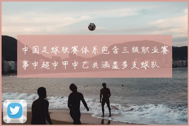 中国足球联赛体系包含三级职业赛事中超中甲中乙共涵盖多支球队