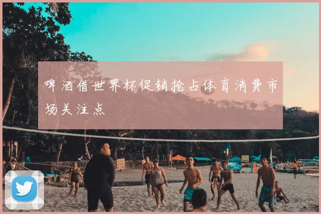 啤酒借世界杯促销抢占体育消费市场关注点